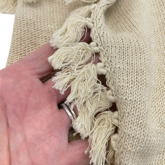 Lilly Pulitzer Abbott Sweater Vest Large Gold Metallic - Picture 8 of 10